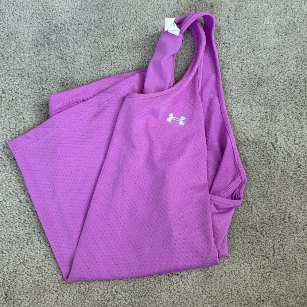 Under Armour Lavender Racerback Tank - Picture 2 of 5